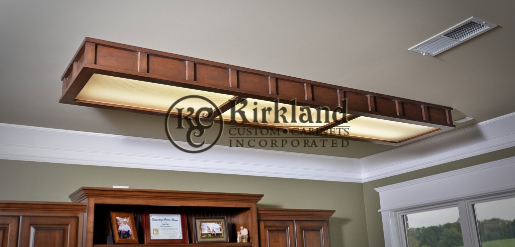 Custom Fluorescent Light Box_Maple Wood With Umber – Kirkland Cabinets ...